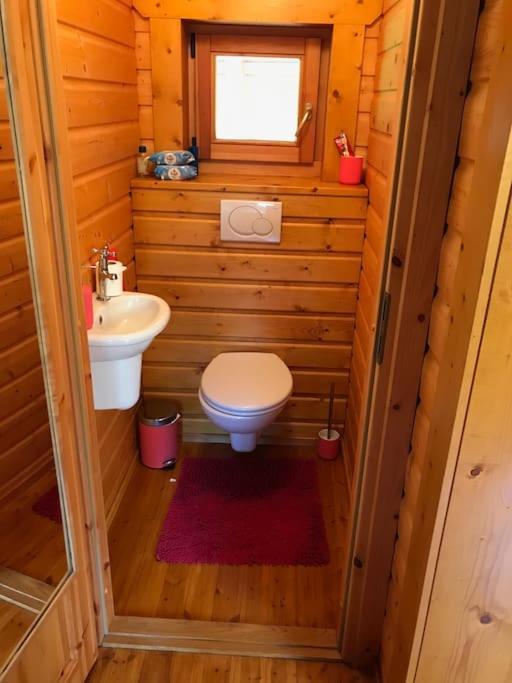 Houten Chalet/Bungalow In Het Bos, Sauna, Jacuzzi Meijel Exteriér fotografie
