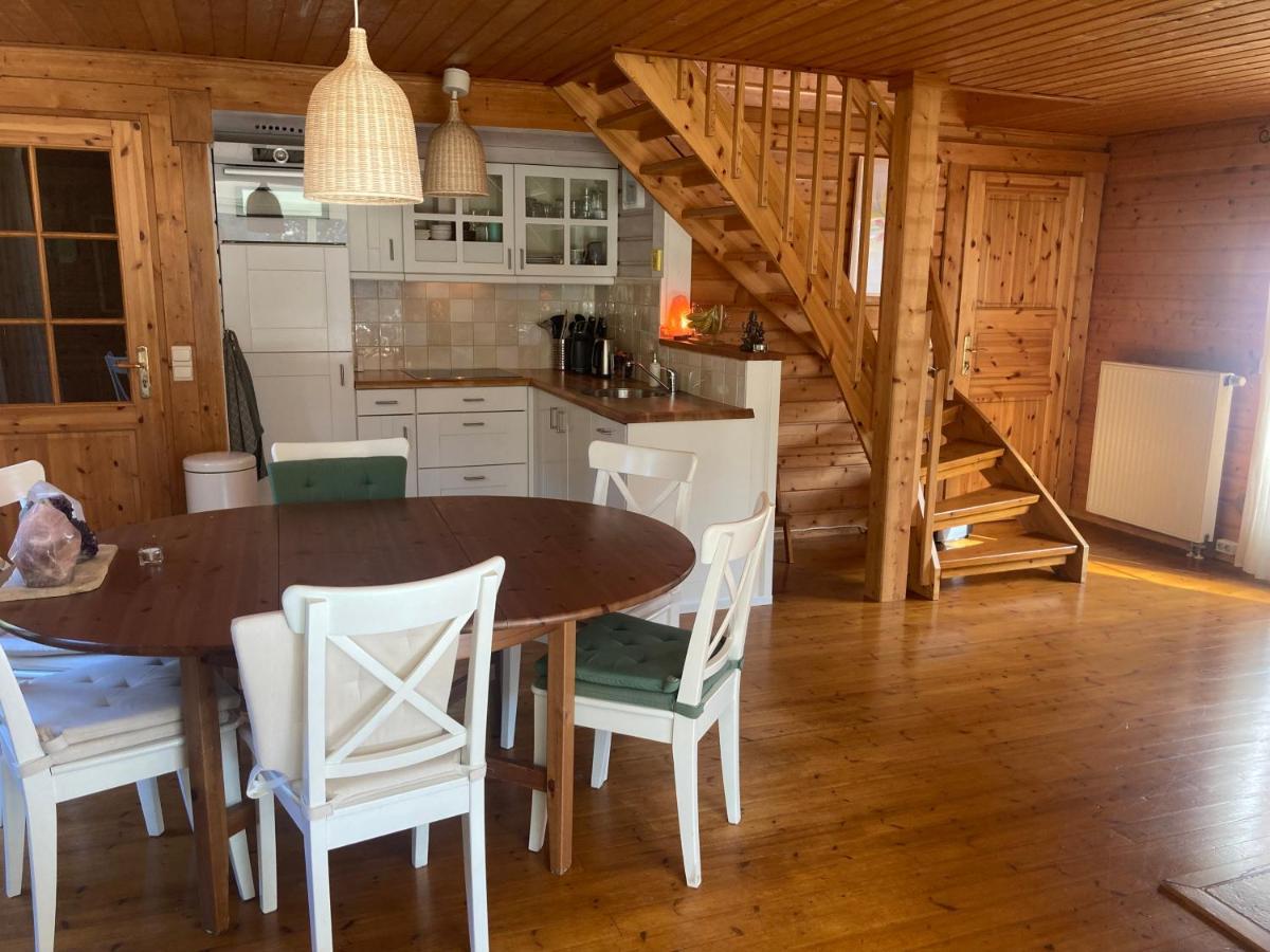 Houten Chalet/Bungalow In Het Bos, Sauna, Jacuzzi Meijel Exteriér fotografie